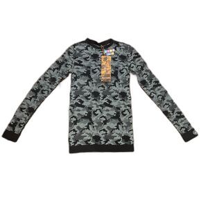 Beretta Multifield LeSaut Sweater Black Camouflage Men's Size I NWT